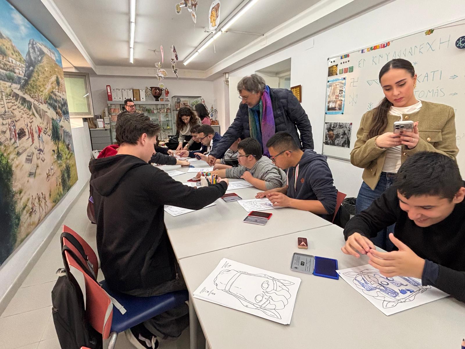 Visita al museo, industria textil ibérica