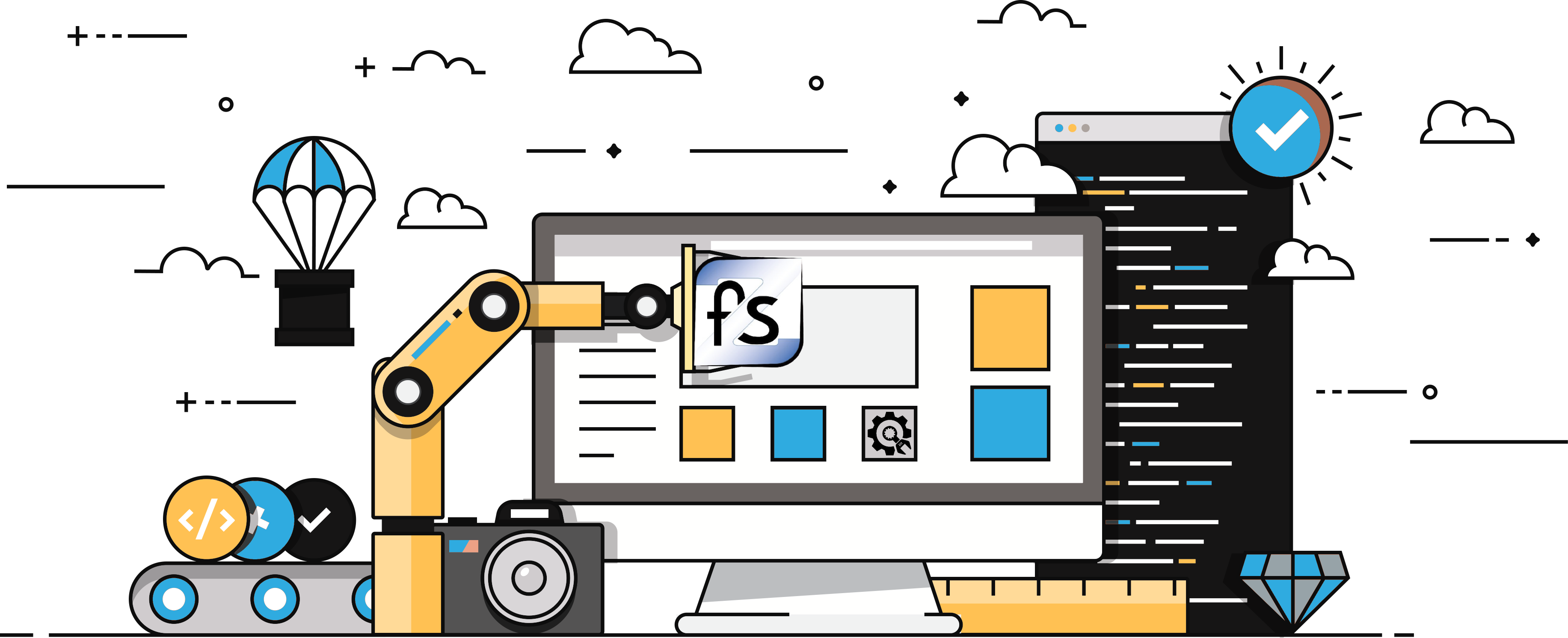 Construction work in progress